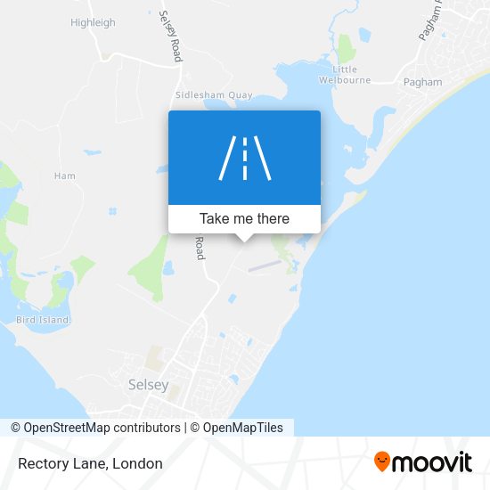 Rectory Lane map