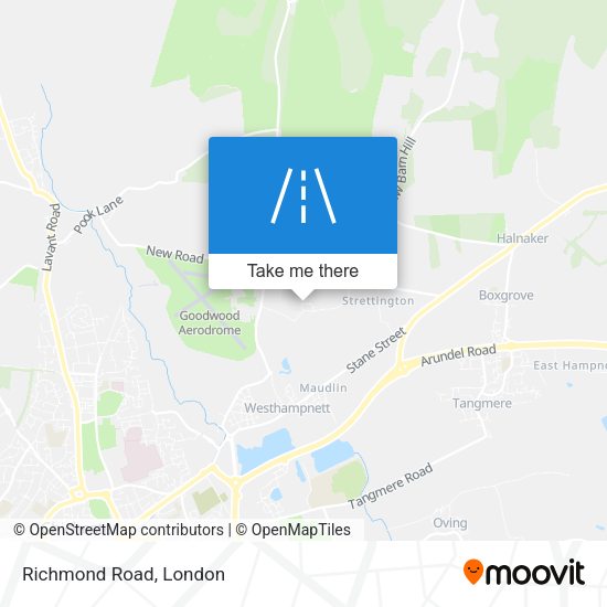 Richmond Road map