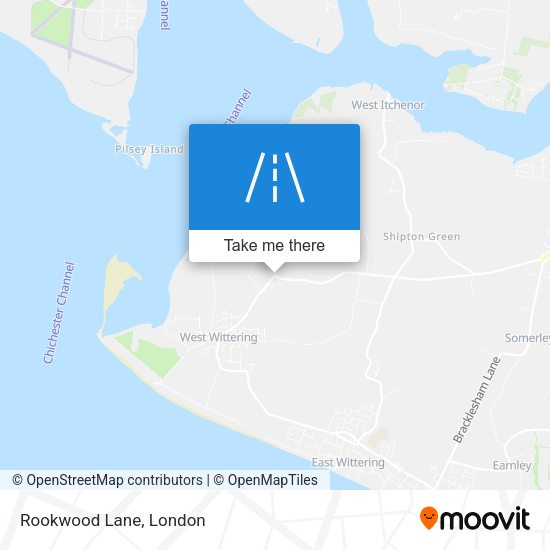 Rookwood Lane map