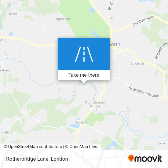 Rotherbridge Lane map