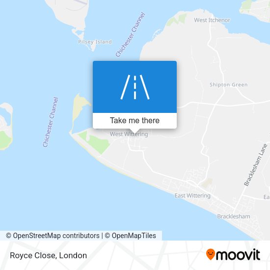 Royce Close map