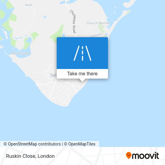 Ruskin Close map