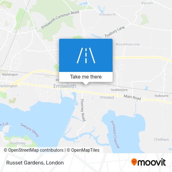 Russet Gardens map