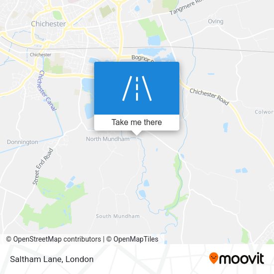 Saltham Lane map
