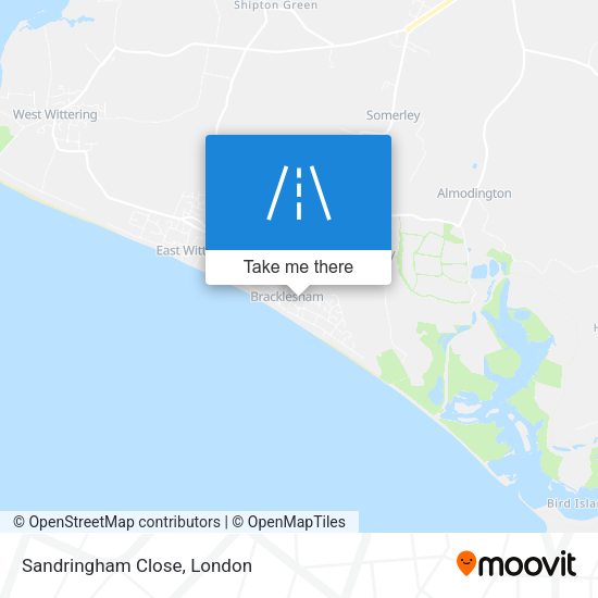 Sandringham Close map