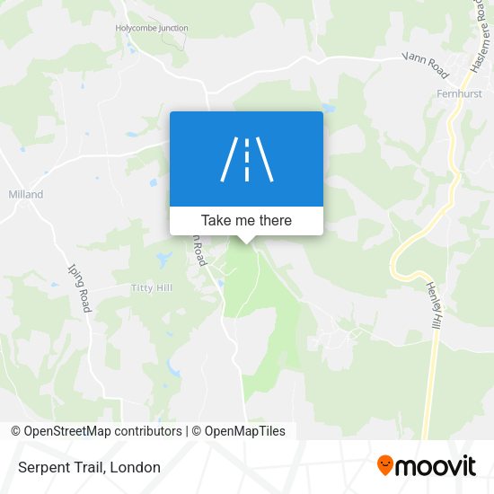 Serpent Trail map