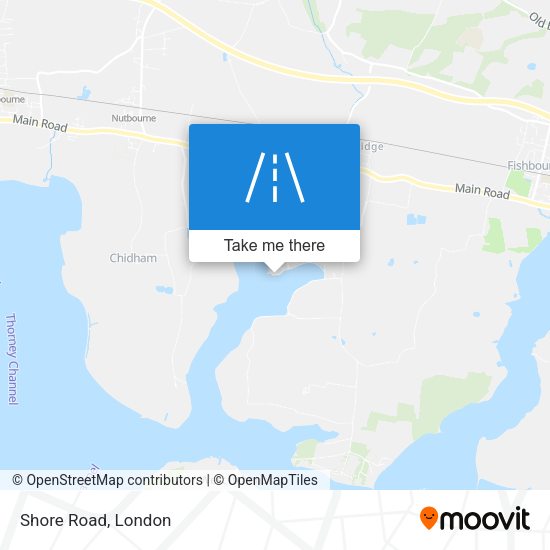 Shore Road map