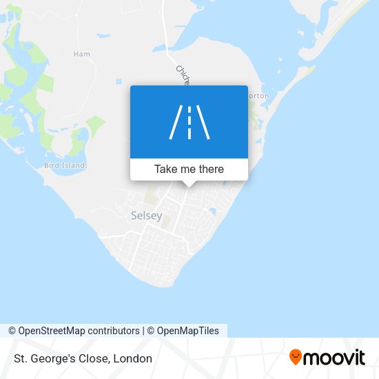 St. George's Close map