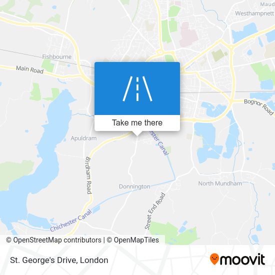 St. George's Drive map