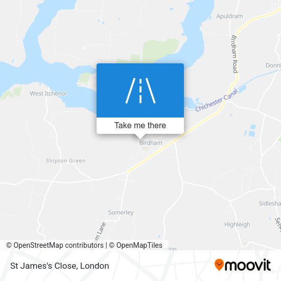 St James's Close map