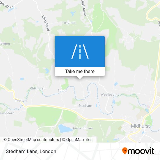 Stedham Lane map
