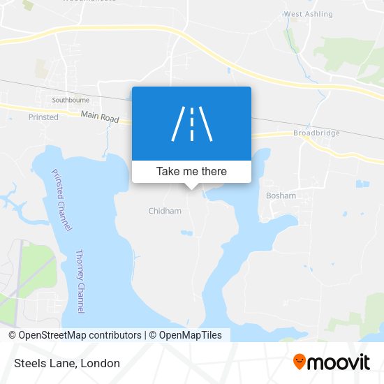 Steels Lane map