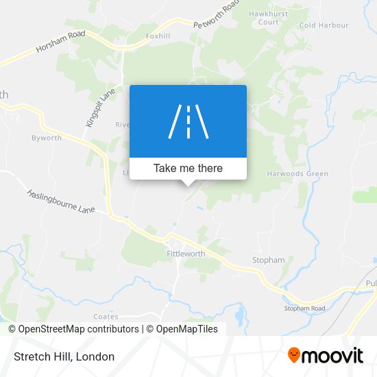 Stretch Hill map