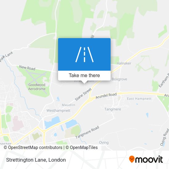 Strettington Lane map