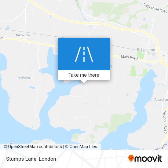 Stumps Lane map