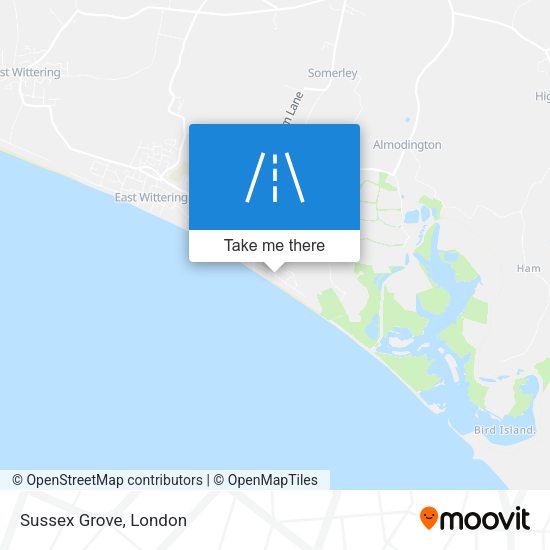 Sussex Grove map