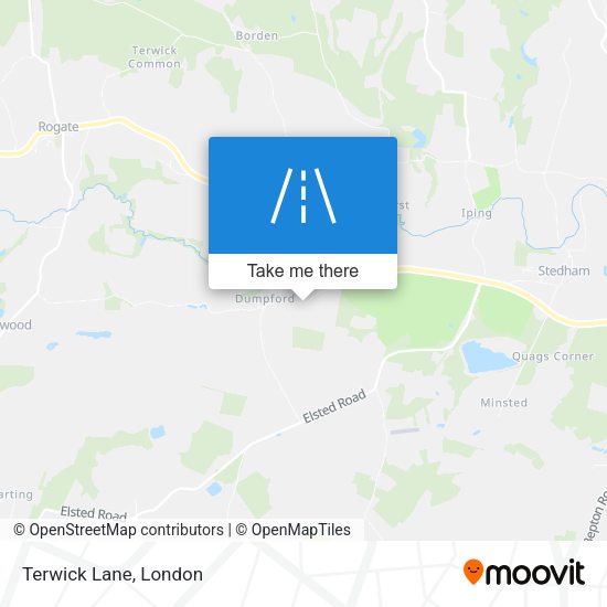 Terwick Lane map
