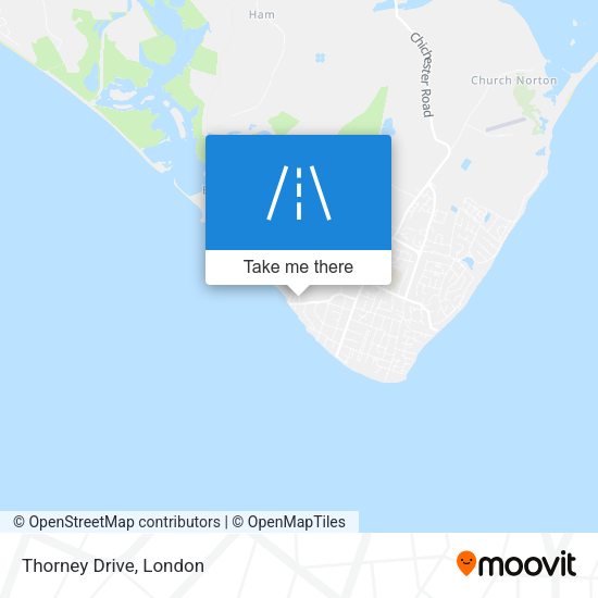 Thorney Drive map