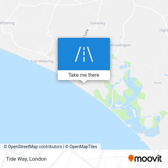 Tide Way map