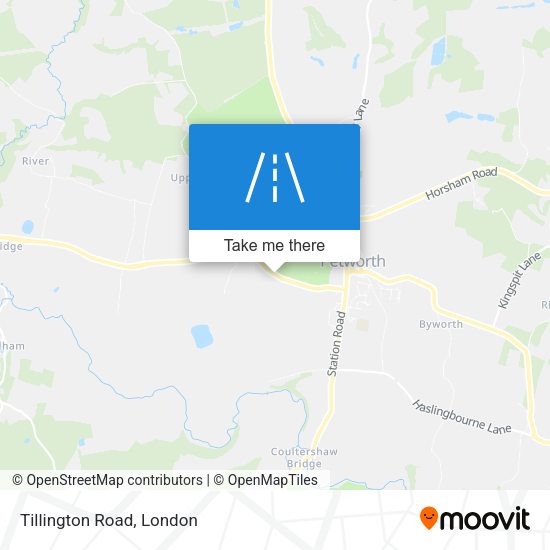 Tillington Road map
