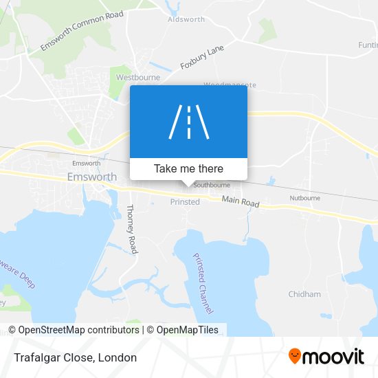 Trafalgar Close map