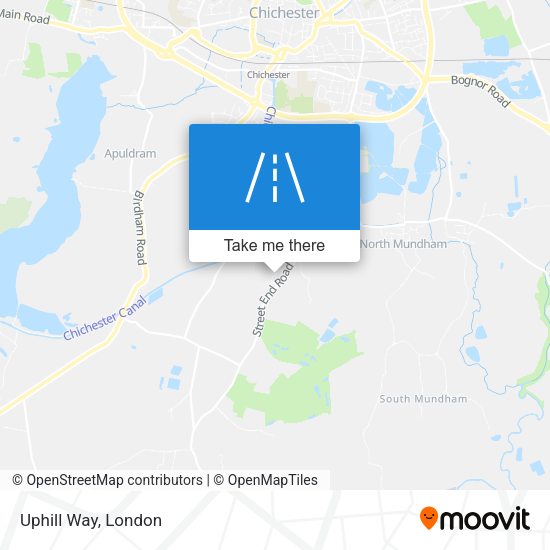 Uphill Way map