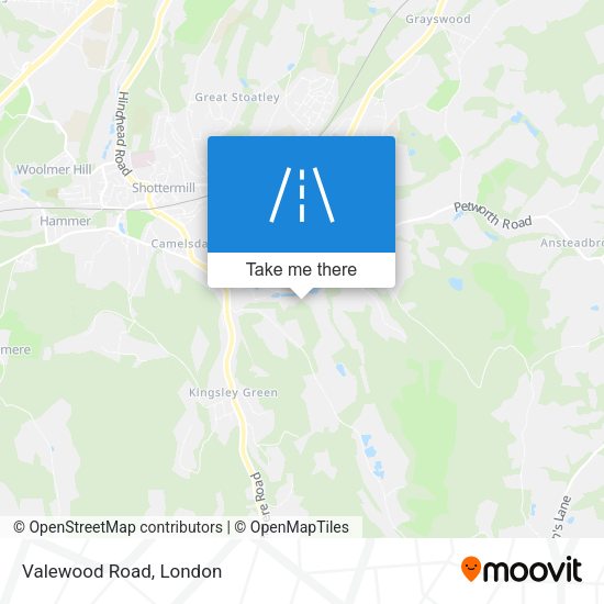 Valewood Road map