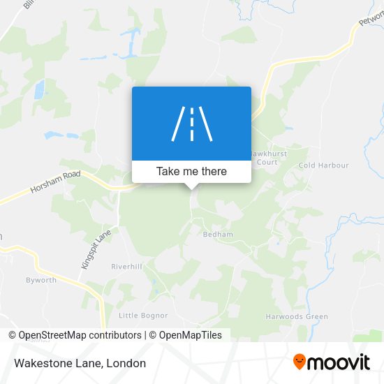 Wakestone Lane map