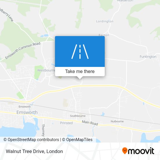 Walnut Tree Drive map