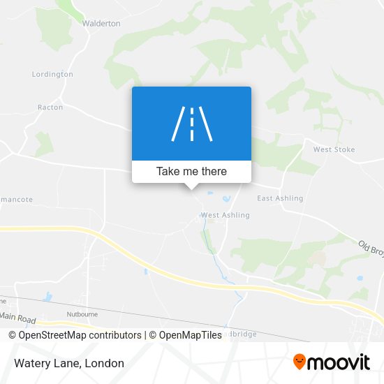 Watery Lane map