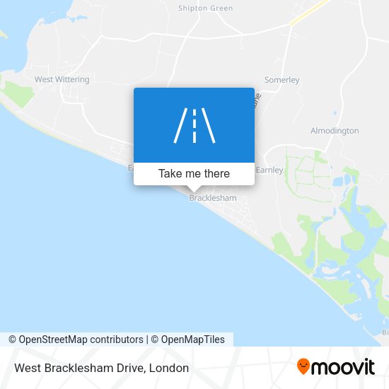 West Bracklesham Drive map