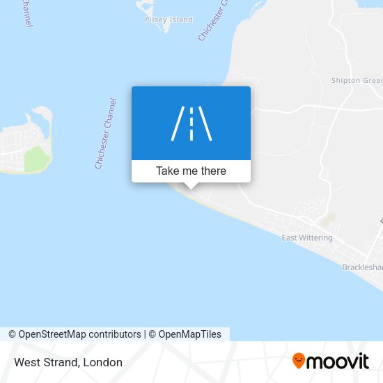 West Strand map