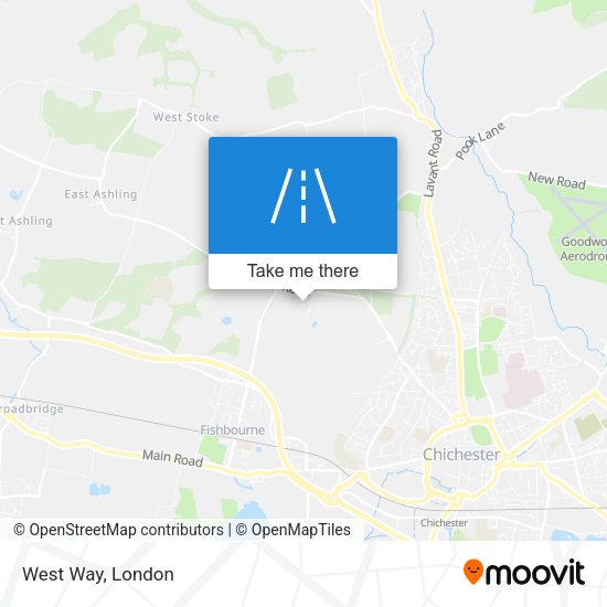 West Way map