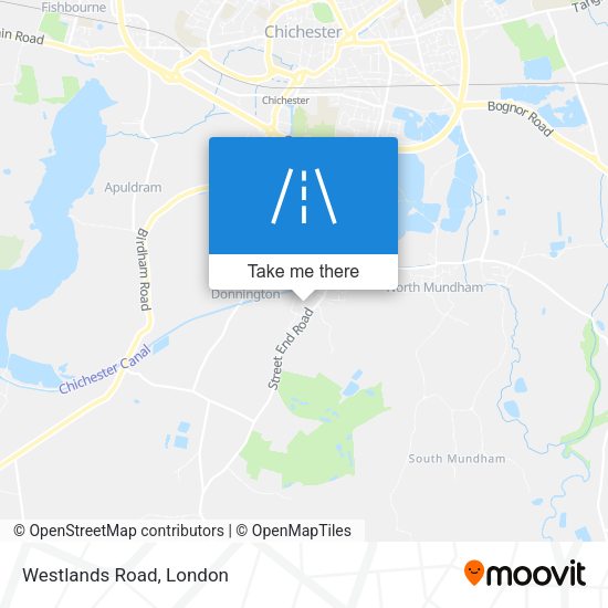 Westlands Road map