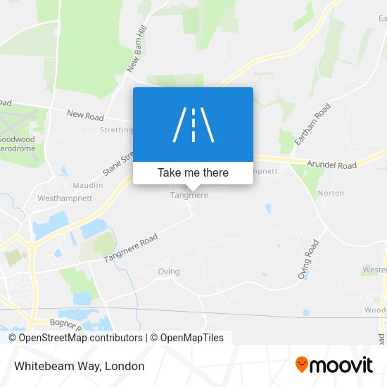 Whitebeam Way map