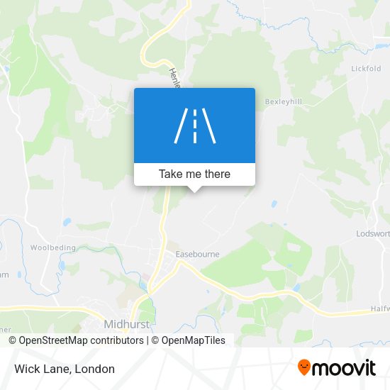 Wick Lane map
