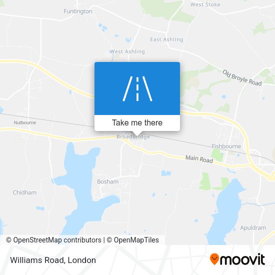 Williams Road map
