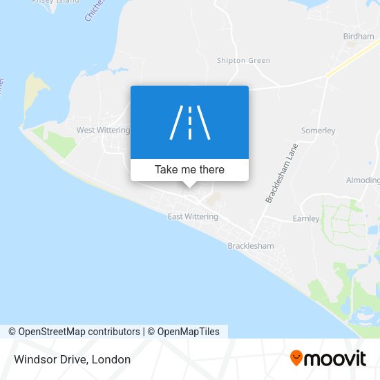 Windsor Drive map
