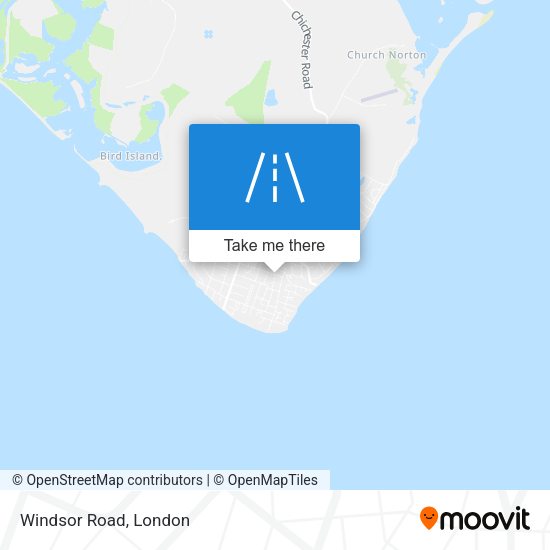 Windsor Road map