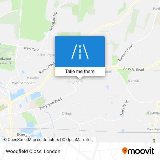 Woodfield Close map