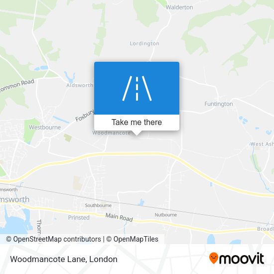 Woodmancote Lane map