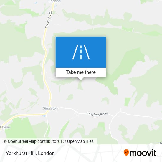 Yorkhurst Hill map