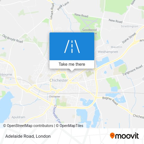 Adelaide Road map