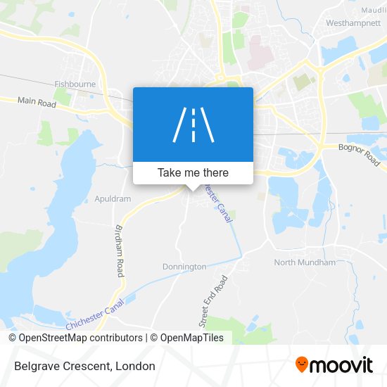 Belgrave Crescent map