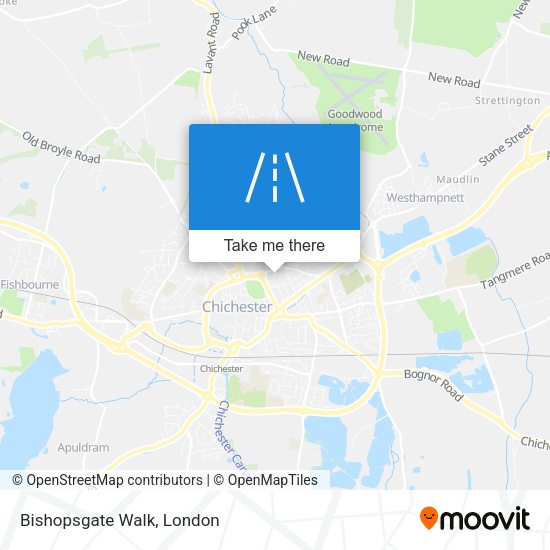 Bishopsgate Walk map