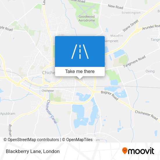 Blackberry Lane map