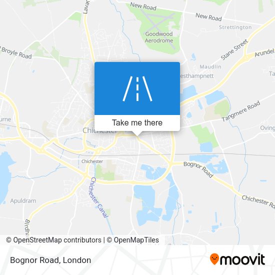 Bognor Road map