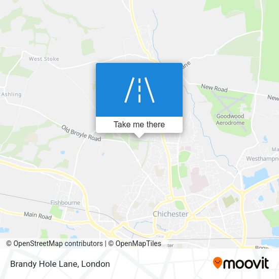 Brandy Hole Lane map