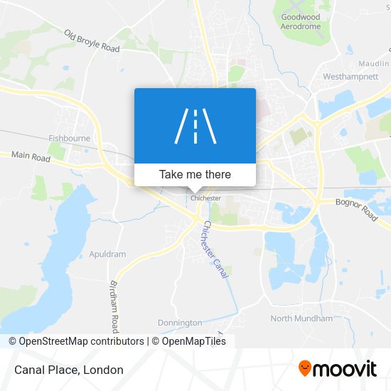Canal Place map