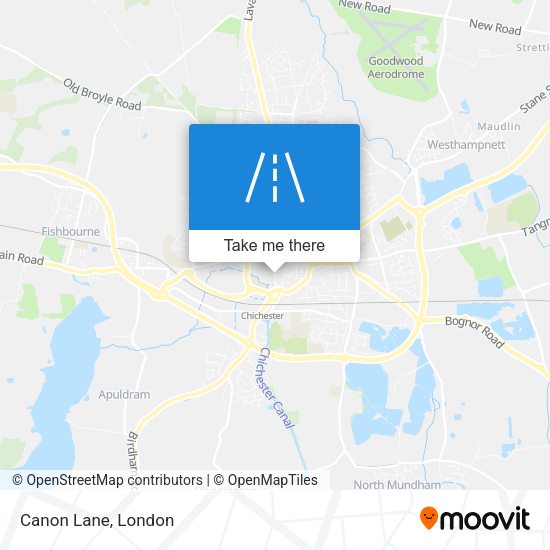 Canon Lane map